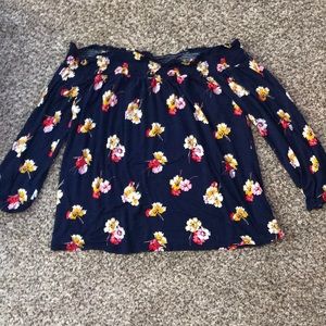 Off the shoulder long sleeve